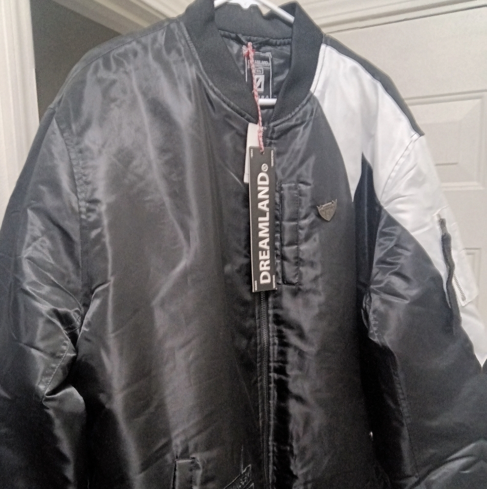 Black Embroidered Men's Jacket